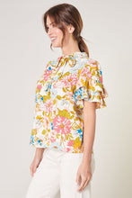 Load image into Gallery viewer, Sia Floral Tie Neck Blouse
