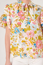 Load image into Gallery viewer, Sia Floral Tie Neck Blouse
