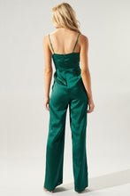 Load image into Gallery viewer, Chateau Satin Cowl Neck Jumpsuit
